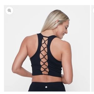 Senita Laced Up Crop Top XS